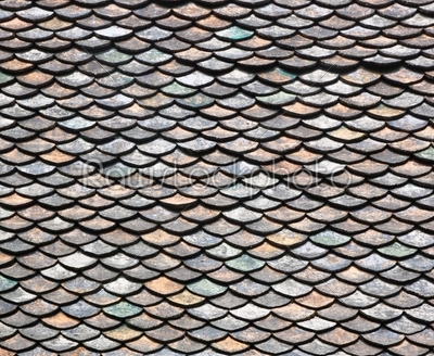Roof tiles old