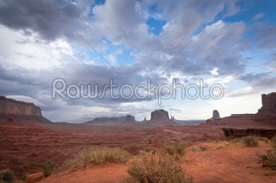 scenic view Monument valley