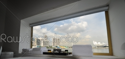 Singapore The Marina Bay Sands Resort Hotel on Mar 31