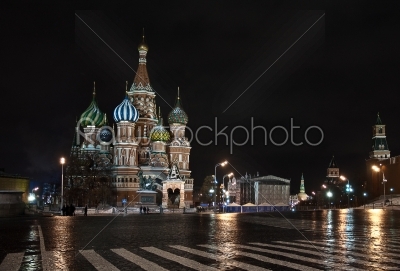 St. Basil Catedral in Moscow. Russia
