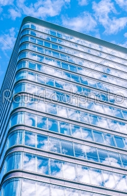 Tall office building with windows