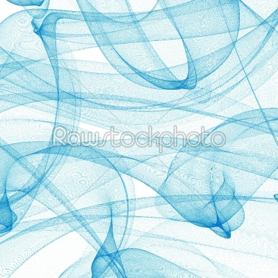 The magical form of blue smoke. abstract -Blue background