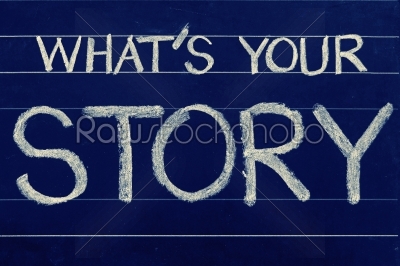 whatâ€™s your story question written on blackboard