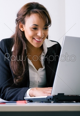 Woman at Laptop