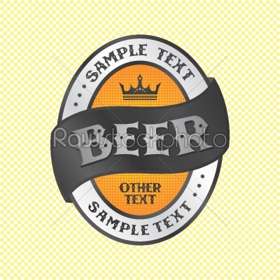 beer label theme
