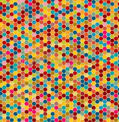 Hexagon seamless pattern
