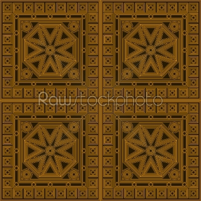Seamless geometric golden pattern