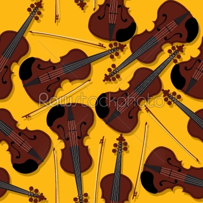 Violins and bow pattern