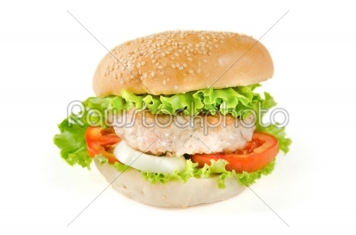 stock photo:  hamburger fast food -Raw Stock Photo ID: 20417