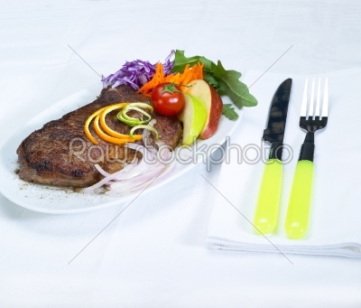stock photo: beef ribeye steak-Raw Stock Photo ID: 36775