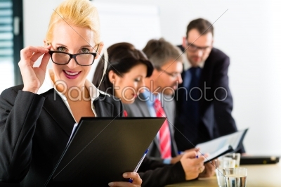 stock photo: business  businesspeople have team meeting-Raw Stock Photo ID: 46924