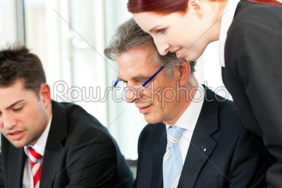 stock photo: business people  team meeting in an office-Raw Stock Photo ID: 41804