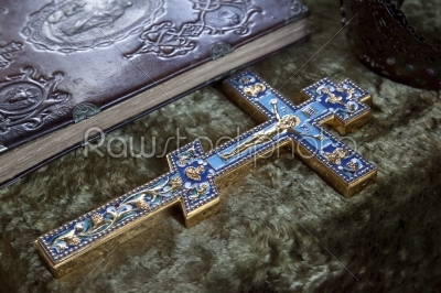 stock photo: eastern orthodox cross -Raw Stock Photo ID: 10043