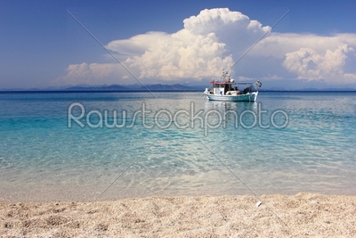 stock photo: fishing boat in the ionian sea-Raw Stock Photo ID: 12906