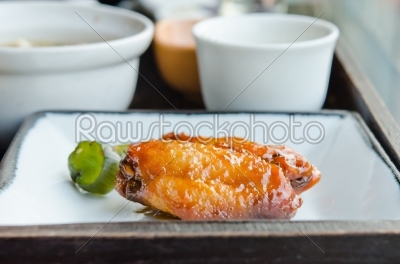 stock photo: fried chicken-Raw Stock Photo ID: 19035