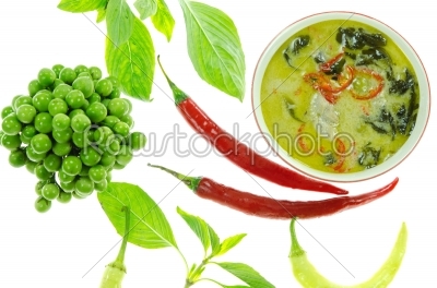 stock photo: green curry-Raw Stock Photo ID: 25662