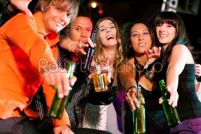 stock photo: group of friends in nightclub-Raw Stock Photo ID: 39718