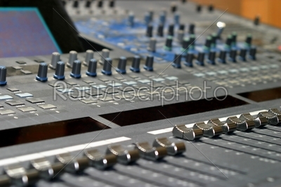 stock photo: mixing console-Raw Stock Photo ID: 30827