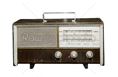stock photo: old portable radio receiver-Raw Stock Photo ID: 31497