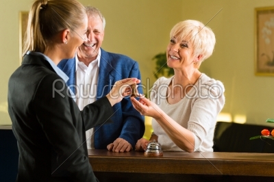 stock photo: reception  guests check in a hotel-Raw Stock Photo ID: 46429