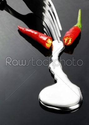 stock photo: red chili pepper-Raw Stock Photo ID: 30686