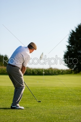 stock photo: senior golf player in summer-Raw Stock Photo ID: 39168