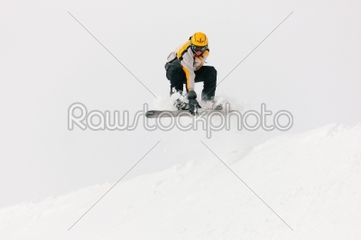 stock photo: snowboarder jumping-Raw Stock Photo ID: 39357