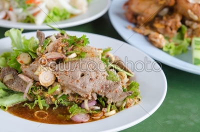 stock photo: spicy liver salad-Raw Stock Photo ID: 26480