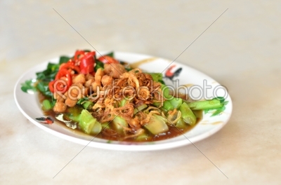 stock photo: stir fried chinese kale with oyster sauce-Raw Stock Photo ID: 19229