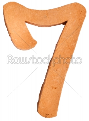 7 number clay