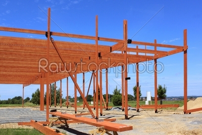 a wooden frame