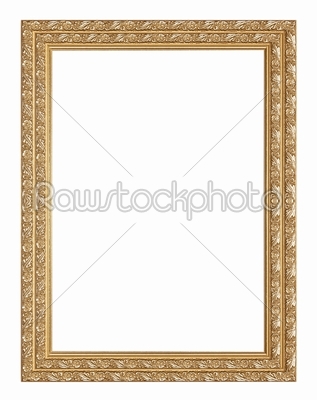 Ancient wooden frame