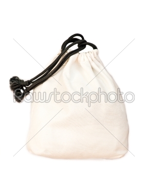 another white cotton bag
