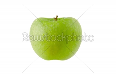 apple on white