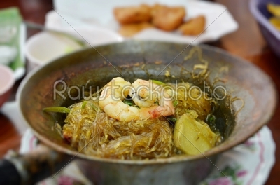 Baked Vermicelli and  Prawn