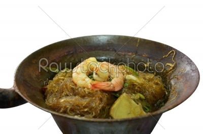 Baked Vermicelli and  Prawn