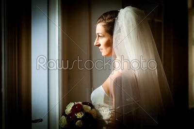 Bride at her wedding day