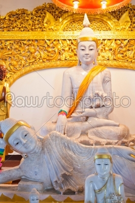 Buddha statue Burmese style in Thailand