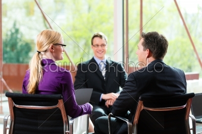 Business - Job Interview with HR and applicant