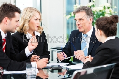 Business people - meeting in an office