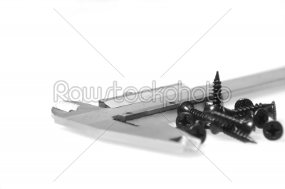 caliper with screws