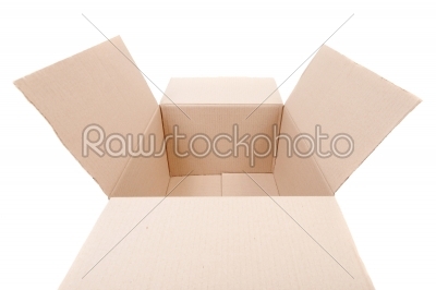 cardboard box isolated   