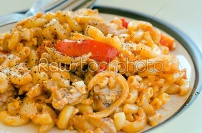 close up  macaroni