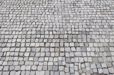 cobblestone surface 