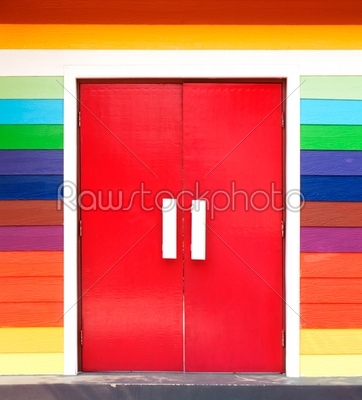 Colorful door.