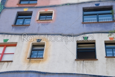 Colorful Facade - Hundertwasser House - Vienna
