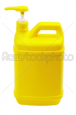 coulored plastic bottle