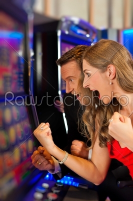 Couple in Casino