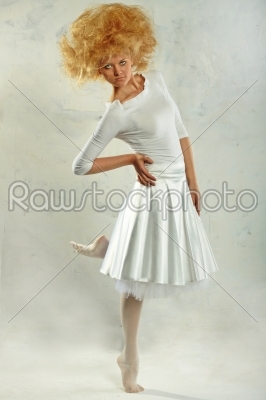 dancer in a white tutu