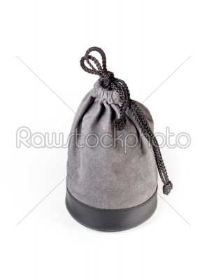 Dark gray round bag